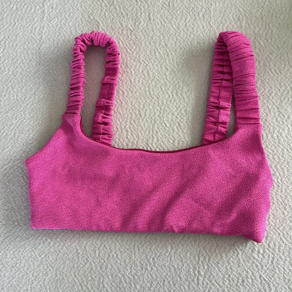 BEACH RIOT EFFIE BIKINI TOP, Size Medium, $98